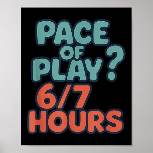 Grappige 67 Golf Uitspraken 67 Zes Zeven 6 7 Meme Poster (Voorkant)