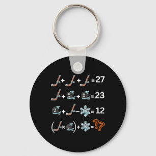 Grappige 67 Hockey Drip Meme Nummer Wiskunde Docen Sleutelhanger