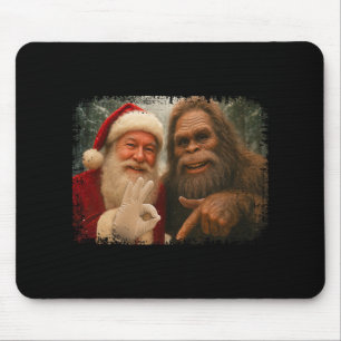 Grappige 67 Kerstman Met Bigfoot Zes Zeven 6 7 Mem Muismat