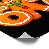 Grappige 67 Kerstmis 6 7 Peperkoek Zes Zeven Voor Poster (Hoek)