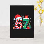 Grappige 67 Kerstmis 6 7 Zes Zeven Meme 6 7 Matchi Kaart (Gele Bloem)