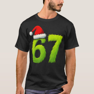 Grappige 67 Kerstmis Zes Zeven Meme 6 7 Tiener Jon T-shirt