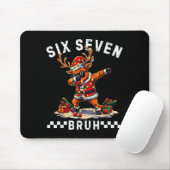 Grappige 67 Kerstmis Zes Zeven Meme Dabbing Rendie Muismat (Met muis)