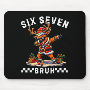 Grappige 67 Kerstmis Zes Zeven Meme Dabbing Rendie Muismat