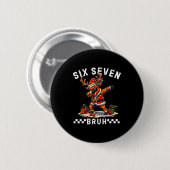 Grappige 67 Kerstmis Zes Zeven Meme Dabbing Rendie Ronde Button 5,7 Cm (Voorkant /achterkant)