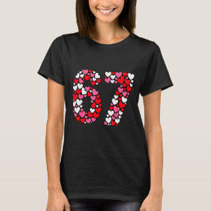 Grappige 67 Meme 6 7 Gen Alpha Jargon Voor Valenti T-shirt