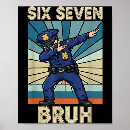 Grappige 67 Meme 6 7 Zes Zeven Luizenman Luizen Of Poster (Voorkant)