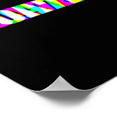 Grappige 67 Meme 6oa7ed Glitch Kunst Retro Slang G Poster (Hoek)