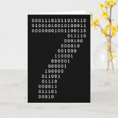 Grappige 67 Meme Binaire Code Tech Geek Digitale Z Kaart (Gele Bloem)