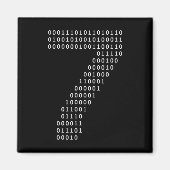 Grappige 67 Meme Binaire Code Tech Geek Digitale Z Magneet (Voorkant)