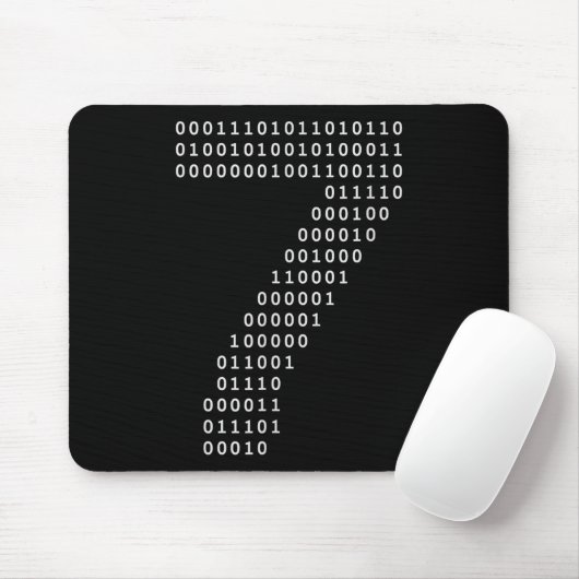 Grappige 67 Meme Binaire Code Tech Geek Digitale Z Muismat (Met muis)
