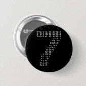 Grappige 67 Meme Binaire Code Tech Geek Digitale Z Ronde Button 5,7 Cm (Voorkant /achterkant)