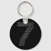 Grappige 67 Meme Binaire Code Tech Geek Digitale Z Sleutelhanger (Voorkant)