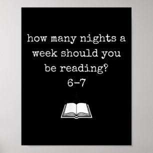 Grappige 67 Meme Boekliefhebber & Leeshumor Boeken Poster