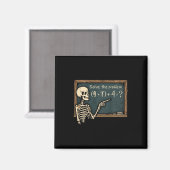 Grappige 67 Meme Brainrot Grap Halloween Skelet Ma Magneet (Voorkant / Achterkant)