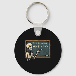 Grappige 67 Meme Brainrot Grap Halloween Skelet Ma Sleutelhanger