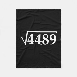 Grappige 67 Meme Brainrot Vierkantswortel 4489 Sla Fleece Deken