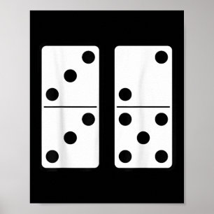 Grappige 67 Meme Domino Verslaafde Game Zes Zeven Poster