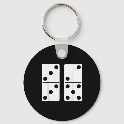 Grappige 67 Meme Domino Verslaafde Game Zes Zeven  Sleutelhanger (Voorkant)