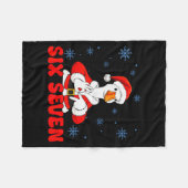 Grappige 67 Meme Dwaze Gans Kerstmis 67 Meme Kerst Fleece Deken (Voorkant (Horizontaal))
