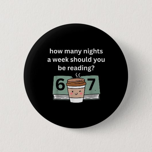 Grappige 67 Meme Engelse leraar Lezer Boekliefhebb Ronde Button 5,7 Cm (Voorkant)