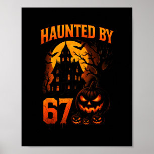 Grappige 67 Meme Halloween Griezelen Spooky Zes Ze Poster