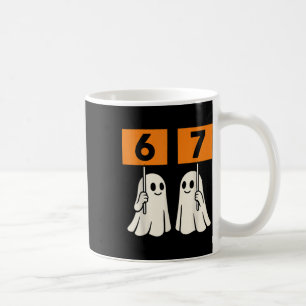 Grappige 67 Meme Halloween Trendy Zes Zeven Geeste Koffiemok