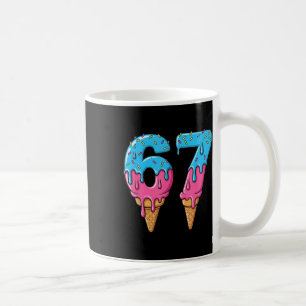 Grappige 67 Meme Ijs Drip Zes Zeven Gen Z Koffiemok
