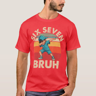 Grappige 67 Meme Jongens Kinderen 6 7 Nummers Dabb T-shirt