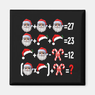 Grappige 67 Meme Kerstman Kerstboom Wiskunde Lerar Magneet