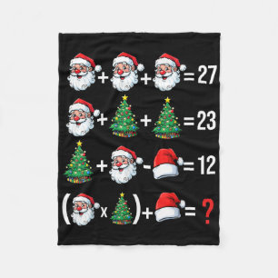 Grappige 67 Meme Kerstman Wiskunde Docent Kerst Py Fleece Deken