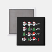 Grappige 67 Meme Kerstman Wiskunde Docent Kerst Py Magneet (Voorkant / Achterkant)