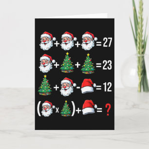Grappige 67 Meme Kerstman Wiskunde Leraar Kerst Py Kaart