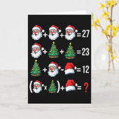 Grappige 67 Meme Kerstman Wiskunde Leraar Kerst Py Kaart (Gele Bloem)