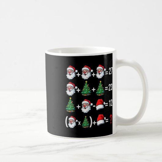 Grappige 67 Meme Kerstman Wiskunde Leraar Kerst Py Koffiemok (Rechts)