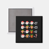 Grappige 67 Meme Kerstman Wiskunde Leraar Kerstmis Magneet (Voorkant / Achterkant)