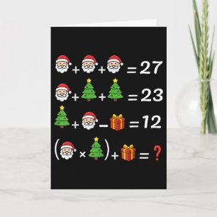 Grappige 67 Meme Kerstmis Wiskunde Docent Kerstman Kaart