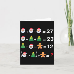 Grappige 67 Meme Kerstmis Wiskunde Docent Kerstman Kaart