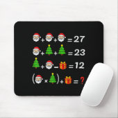 Grappige 67 Meme Kerstmis Wiskunde Docent Kerstman Muismat (Met muis)