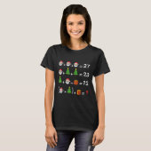 Grappige 67 Meme Kerstmis Wiskunde Docent Sinterkl T-shirt (Voorkant volledig)