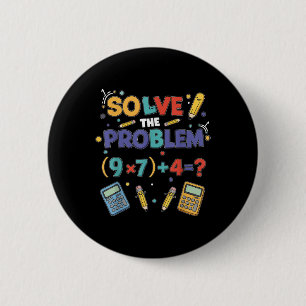 Grappige 67 Meme Pemdas Basisschool Wiskunde Lerar Ronde Button 5,7 Cm