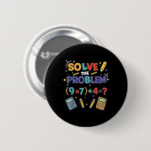 Grappige 67 Meme Pemdas Basisschool Wiskunde Lerar Ronde Button 5,7 Cm (Voorkant /achterkant)