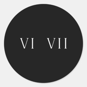 Grappige 67 Meme Romeinse Cijfers Geschiedenis Stu Ronde Sticker