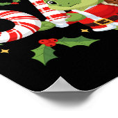 Grappige 67 Meme Schildpad Kerst Pjm Mannen Vrouwe Poster (Hoek)