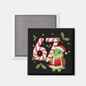 Grappige 67 Meme Schildpad Kerstmis Pjm Mannen Vro Magneet (Voorkant / Achterkant)