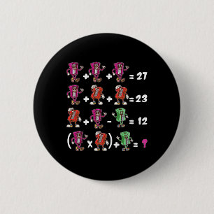 Grappige 67 Meme School Wiskunde Leraar Zes Zeven  Ronde Button 5,7 Cm