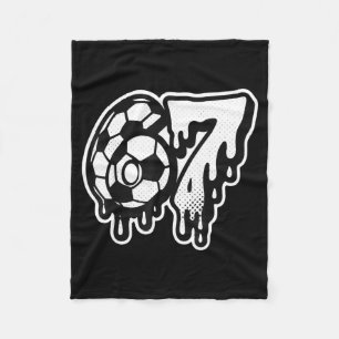 Grappige 67 Meme Slang Voetbal Ijs Drip Zes Zeven Fleece Deken