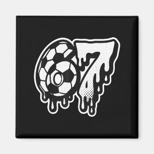 Grappige 67 Meme Slang Voetbal Ijs Drip Zes Zeven Magneet