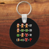 Grappige 67 Meme Snoep Kerstman Wiskunde Docent Ch Sleutelhanger (Voorkant)