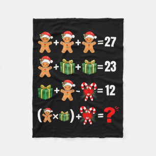 Grappige 67 Meme Snoep Kerstman Wiskundeleraar Chr Fleece Deken